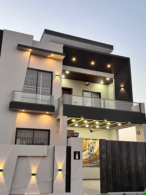 8+8 Marla New houses for sale AA block river garden gujrat 1