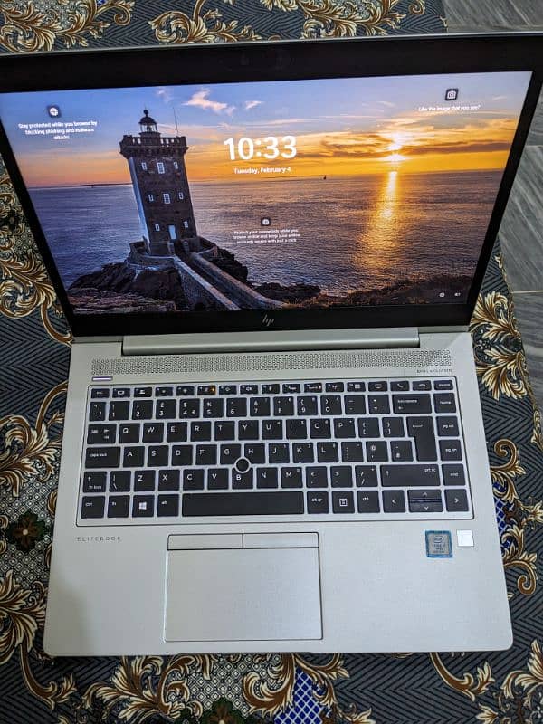 HP Elite book i7 8th 7