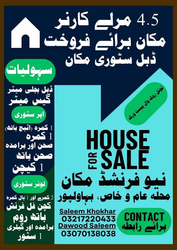 House For Sale (Demand 80 lac) 0