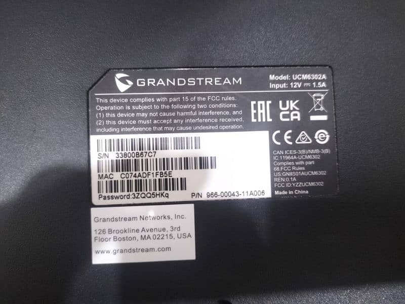 Grandstream UCMM6302A 1