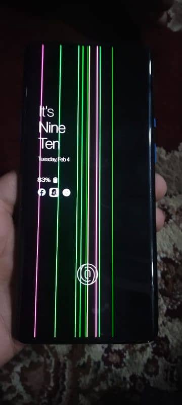 One plus 8Pro sale urgently screen pe lines h all ok front finger work 0