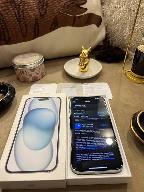 iPhone 15 ice blue Factory Unlock (03057530000) 14