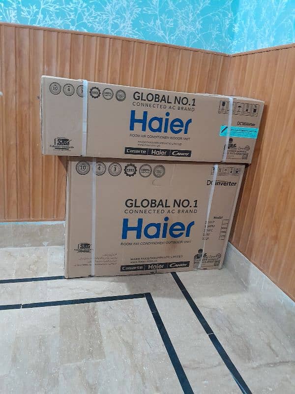 Brand new Haier 1 Ton DC Inverter new untouched free installation 0