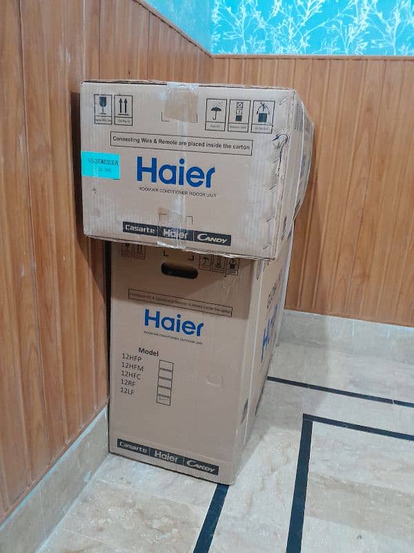 Brand new Haier 1 Ton DC Inverter new untouched free installation 1