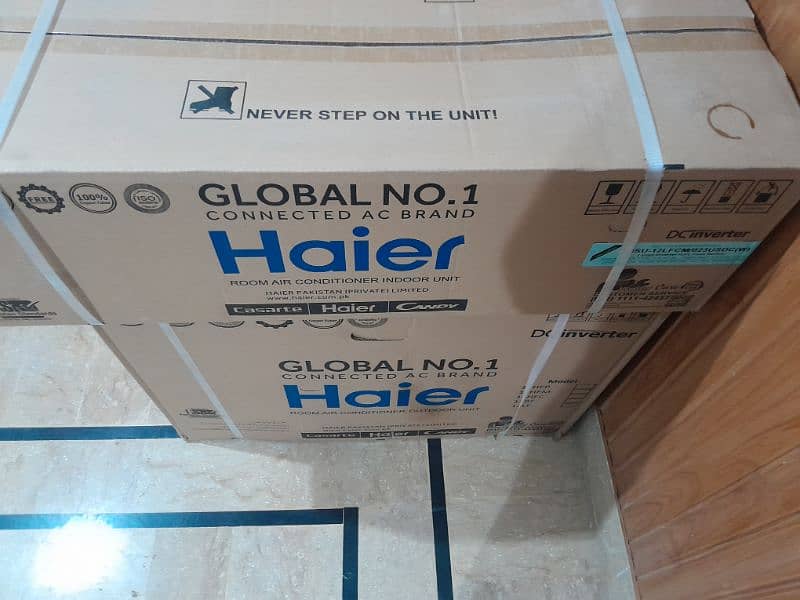 Brand new Haier 1 Ton DC Inverter new untouched free installation 3