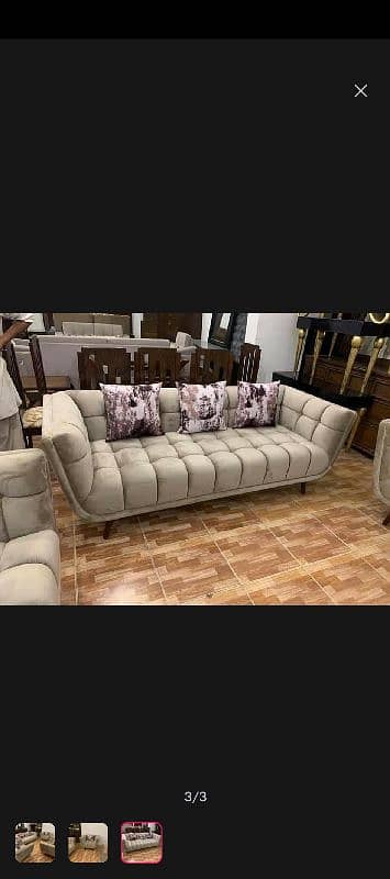 5 seater bubble design sofa set 2