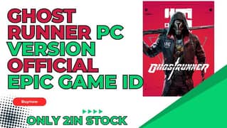 Ghost Runner Official Epic game ID for PC gamers