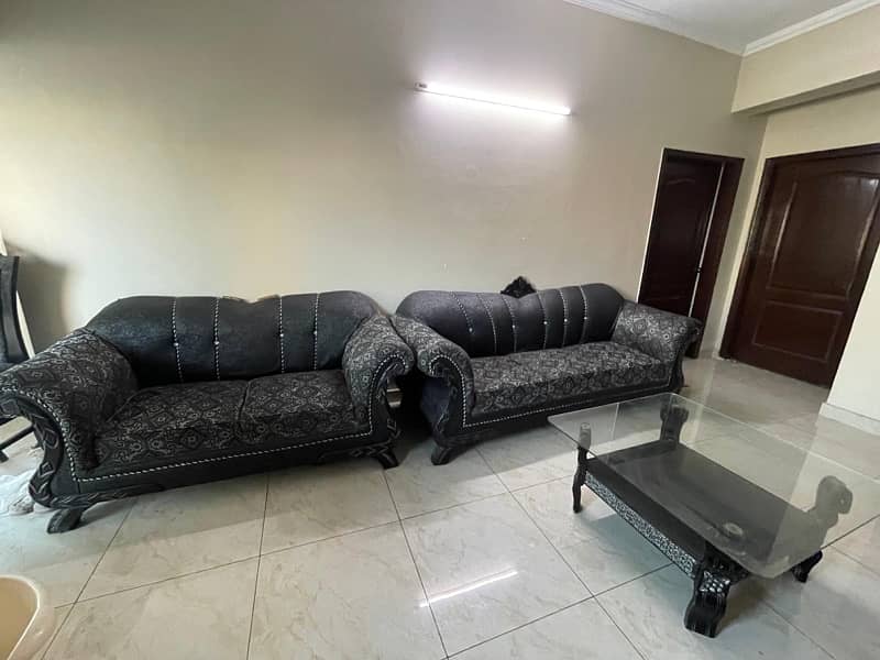 complete sofa set with tables and dewan 0