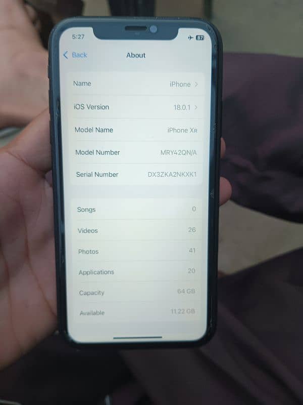 Iphone XR Black Color Check Description 7