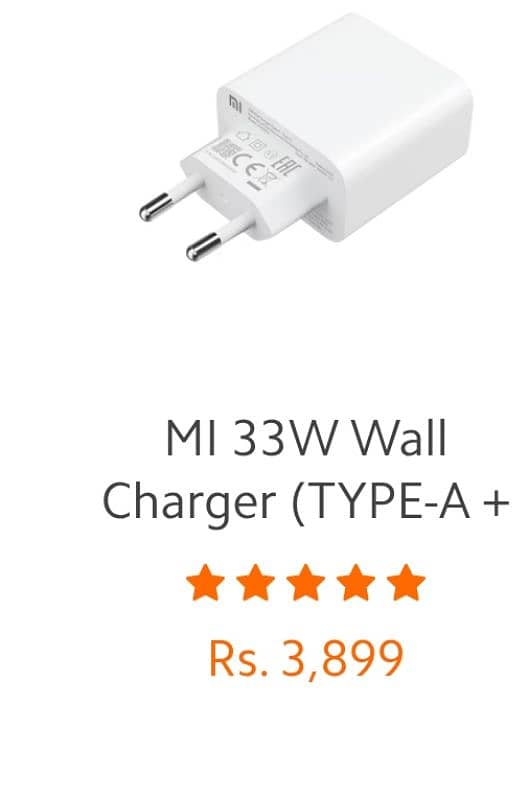 Redmi note 13 ka original 33 watt charger 1