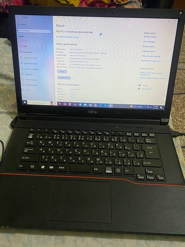 Fujitsu  laptop made in Japan 1