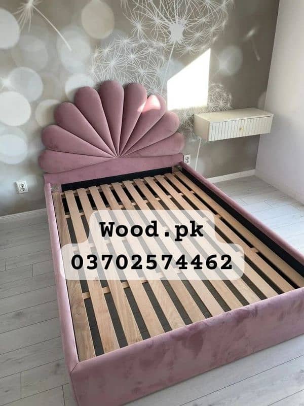 Bed, single bed, storage bed, cushion style bed 1