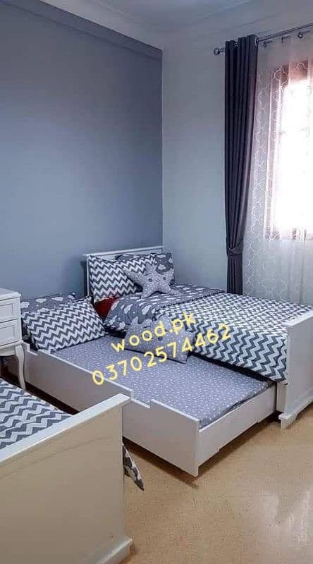 Bed, single bed, storage bed, cushion style bed 2