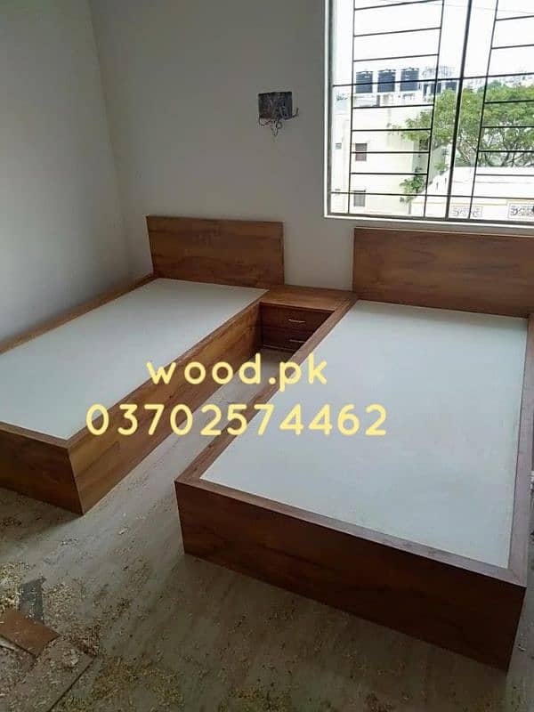 Bed, single bed, storage bed, cushion style bed 6