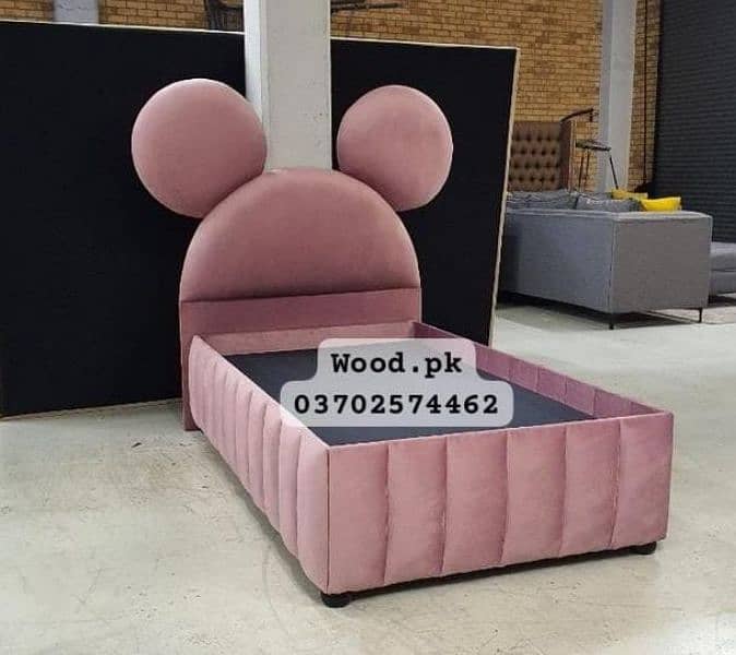 Bed, single bed, storage bed, cushion style bed 9