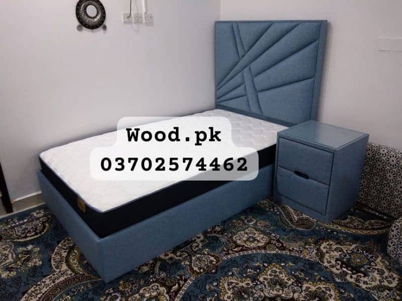 Bed, single bed, storage bed, cushion style bed 10