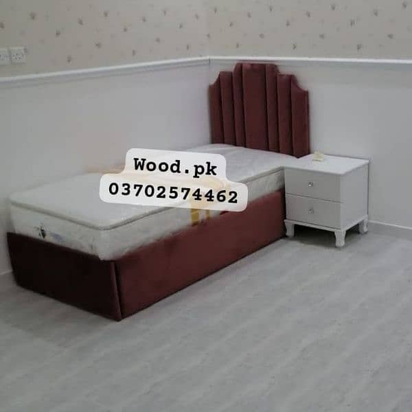 Bed, single bed, storage bed, cushion style bed 11