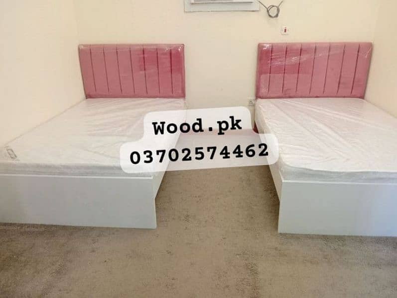 Bed, single bed, storage bed, cushion style bed 17