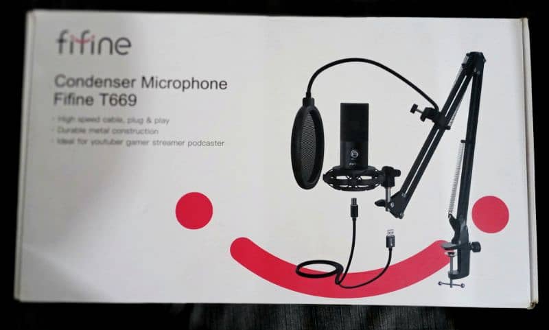 Mic  Fifine t669 only 1 month used 0