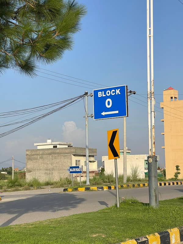 O BLOCK New city phase 2 PLOT AVAILABLE NEAR MOOR M1 wah cantt 2