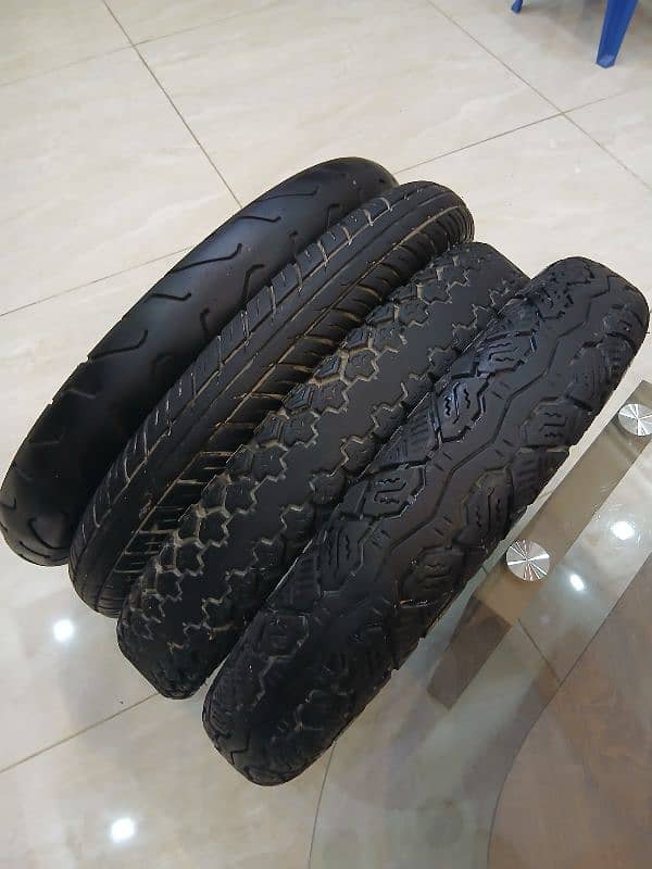 Tyres for YBR YBZ CB 150 GS 150 and can fit on any 18 inch rims 2