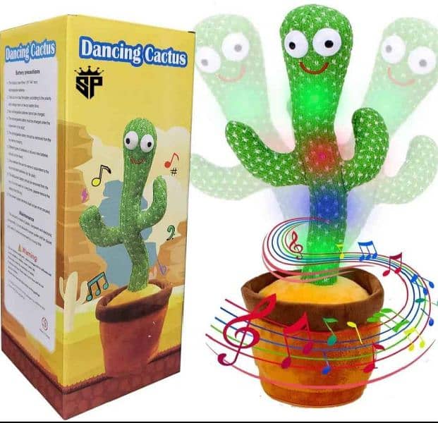 SP Dealz Dancing CactusToys  for Kids Educational PlushBaby Toy. . 0