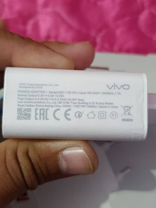 Vivo original charger 120 watt max supported 1