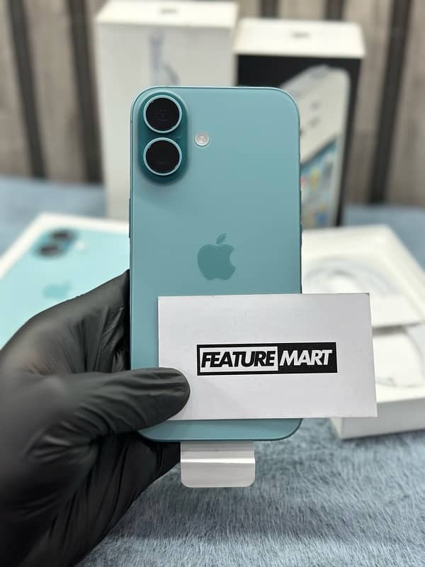 iPhone 16 LLA 128GB Teal Colour 2