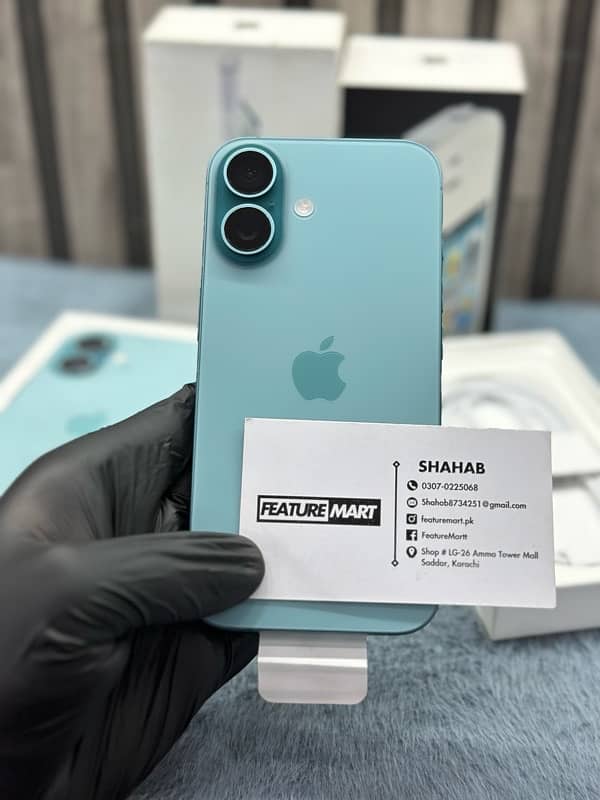 iPhone 16 LLA 128GB Teal Colour 8