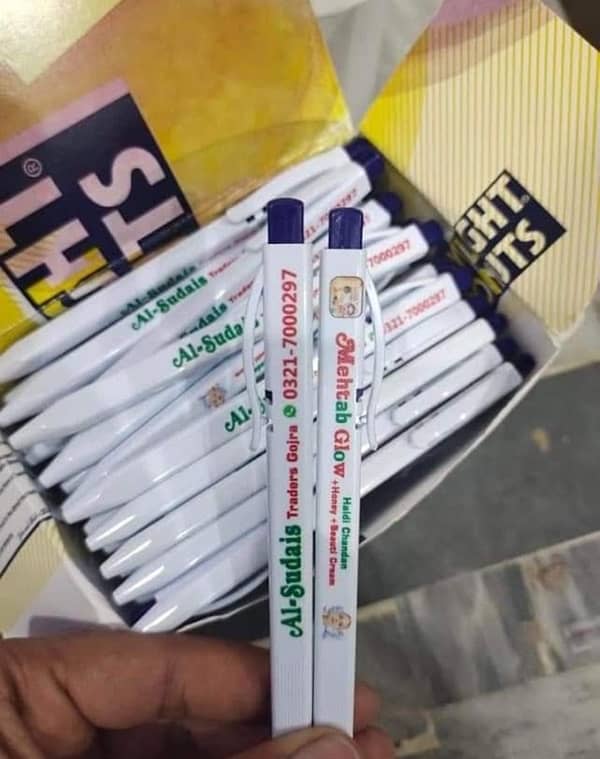 customised Ball pens Printing Adertisement 7