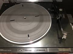 sony turntable with records in mint condition