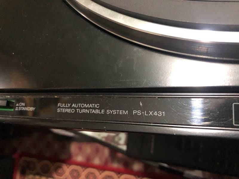 sony turntable with records in mint condition 2