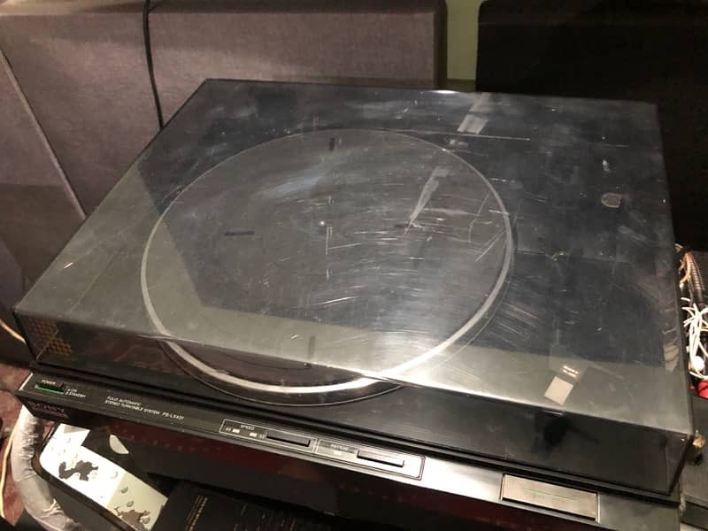 sony turntable with records in mint condition 3