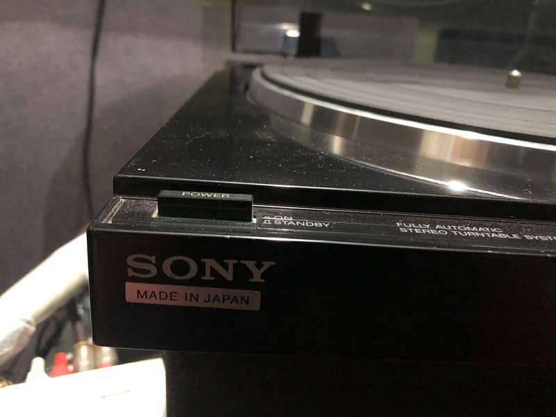 sony turntable with records in mint condition 4