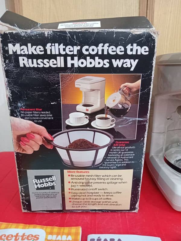 Rusel Hobs Electric Filter Coffee Maker 3