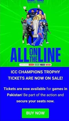 champions trophy tickets available