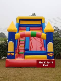 Jumping castle Available on Rent cotton candy magic show 03324761001