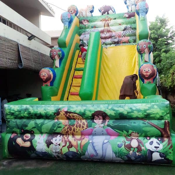 Jumping castle Available on Rent cotton candy magic show 03324761001 3