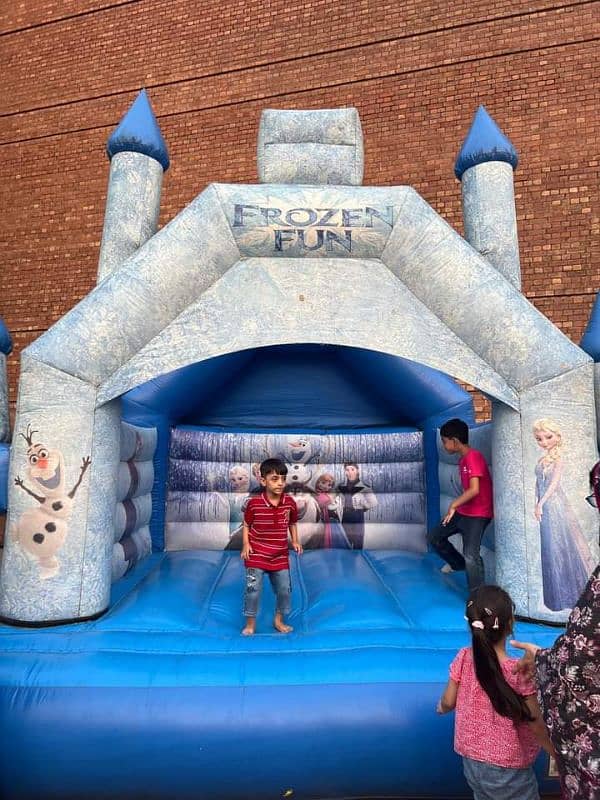 Jumping castle Available on Rent cotton candy magic show 03324761001 10