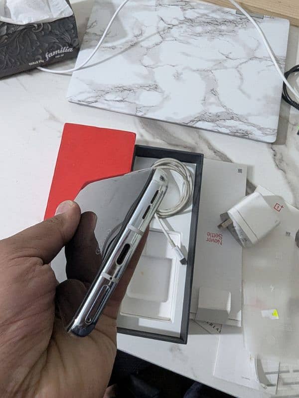 Oneplus 9 pro Water pack with Box and Charger 5