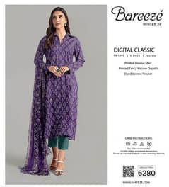 Sale Sale Sale: 3Pcs Women's Unstitched Viscos Printed Suit