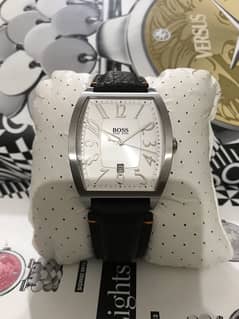 HUGO BOSS-TANK SHAPE-NEW ORIGINAL WATCH-RADO-OMEGA-ROLEX-TISSOT-ARMANI