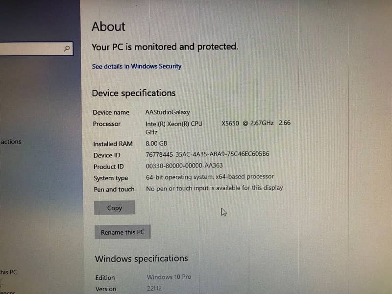 HP z400 256gb ssd & 8gb ram 2