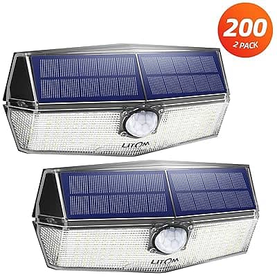 Solar Light + Solar Panel Separate Design with 5m Cable 120 LED Solar 18