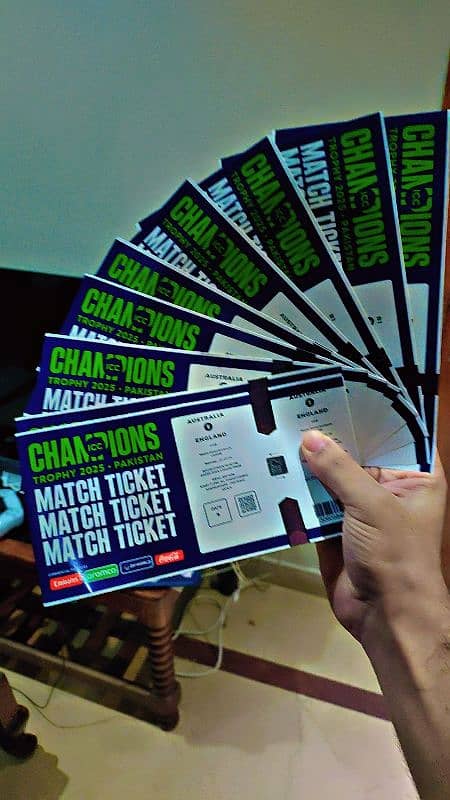 Champions trophy tickets 0