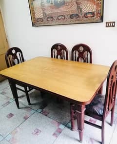 Dining table with chairs