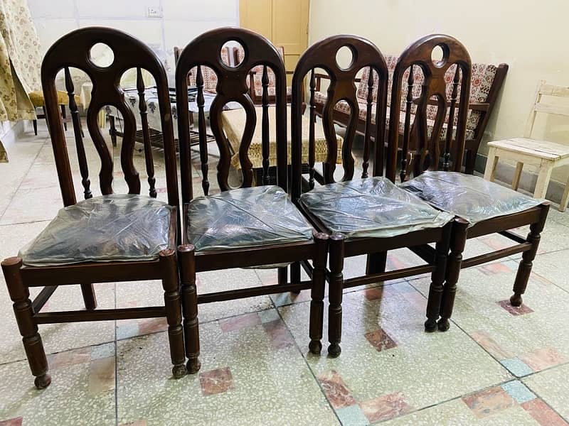 Dining table with chairs 6