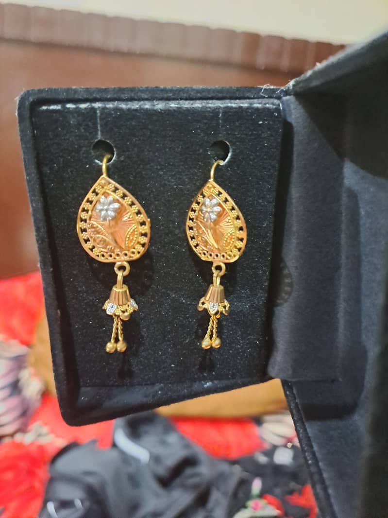 Gold Ear Rings. Gold kay Kantay. 5.30g 0