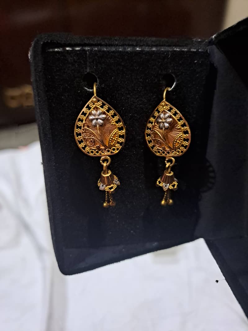 Gold Ear Rings. Gold kay Kantay. 5.30g 1