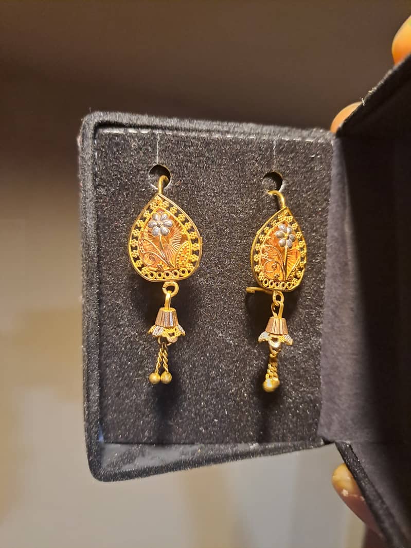 Gold Ear Rings. Gold kay Kantay. 5.30g 3